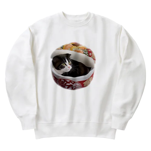 突然迷い込んだ子猫ちゃん（アニメVer.） Heavyweight Crew Neck Sweatshirt