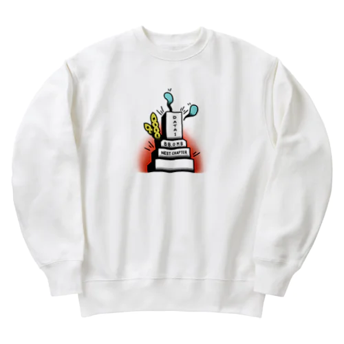 墓石 Heavyweight Crew Neck Sweatshirt