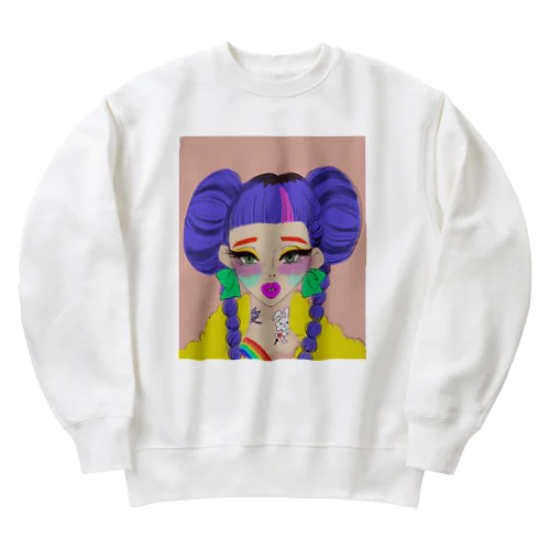 ピカイチなラクガキ Heavyweight Crew Neck Sweatshirt