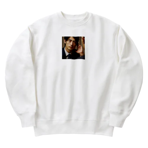 イケメンサラリーマン Heavyweight Crew Neck Sweatshirt