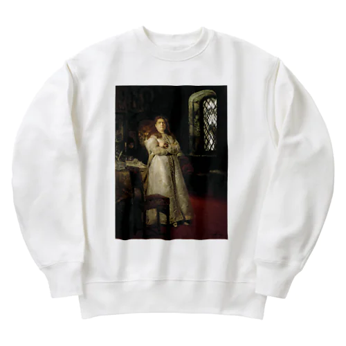 皇女ソフィア / Grand Duchess Sofia at the Novodevichy Convent Heavyweight Crew Neck Sweatshirt