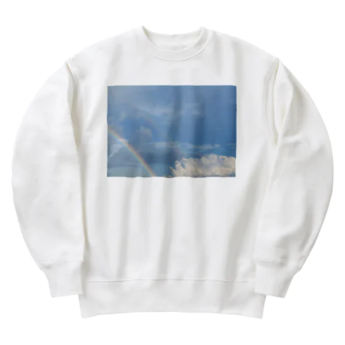 幸運ダブルレインボー Heavyweight Crew Neck Sweatshirt