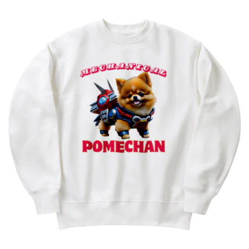 メカニカルポメちゃん Heavyweight Crew Neck Sweatshirt