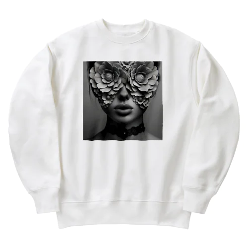 花の目覚め Heavyweight Crew Neck Sweatshirt