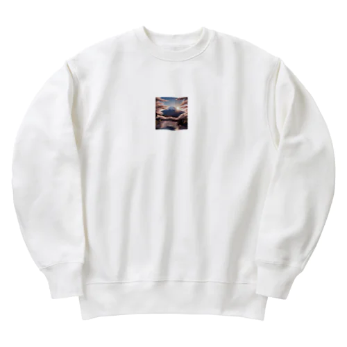 富士山 Heavyweight Crew Neck Sweatshirt