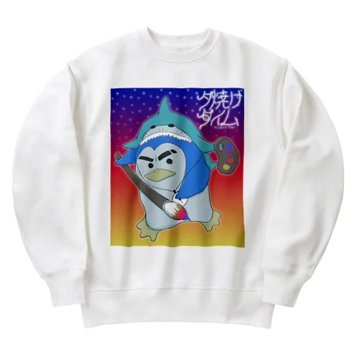 ゅぅゅぅイメージキャラ「ぺんぺん」グッズ Heavyweight Crew Neck Sweatshirt