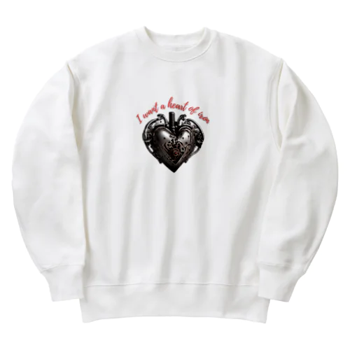 鉄の心臓が欲しい Heavyweight Crew Neck Sweatshirt