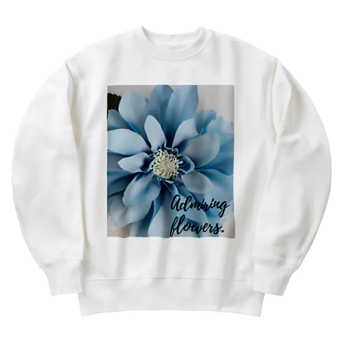 可愛い花 Heavyweight Crew Neck Sweatshirt