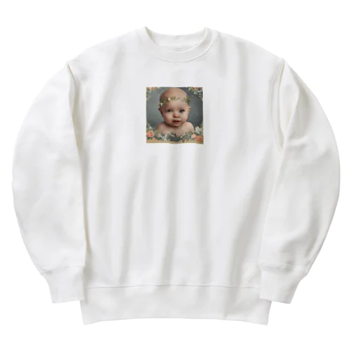 赤ちゃんのかわいいグッズ Heavyweight Crew Neck Sweatshirt