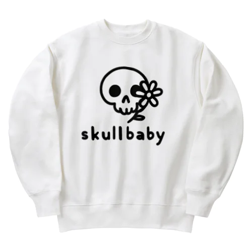 キュートで可愛いSKULLBABY ヘビーウェイトスウェット