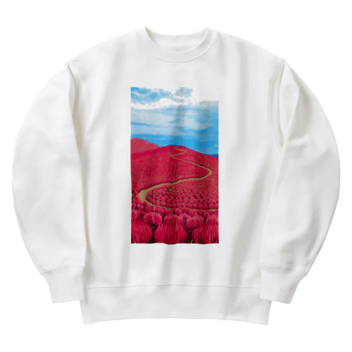 コキアの丘 Heavyweight Crew Neck Sweatshirt