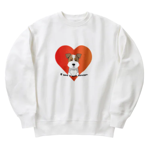 テリアを飼っています。 Heavyweight Crew Neck Sweatshirt