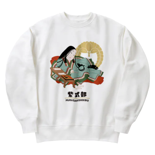 偉人シリーズ_紫式部 Heavyweight Crew Neck Sweatshirt