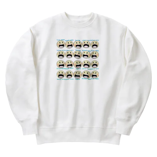 Cherish family memories（Baby teeth） Heavyweight Crew Neck Sweatshirt