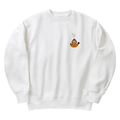 おさるのミリリ。 Heavyweight Crew Neck Sweatshirt