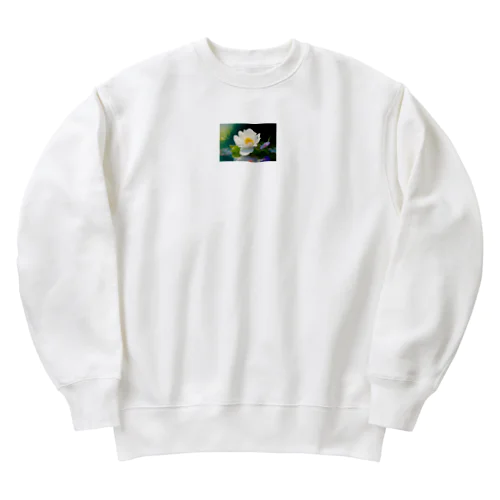 ひときわ美しい一輪の花 Heavyweight Crew Neck Sweatshirt