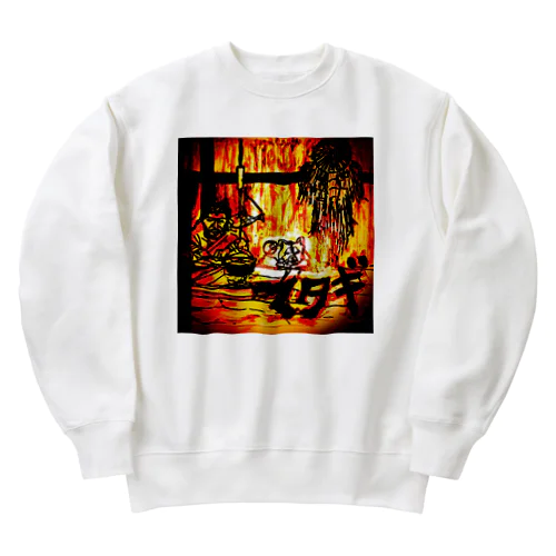 maguro いや　matagi Heavyweight Crew Neck Sweatshirt