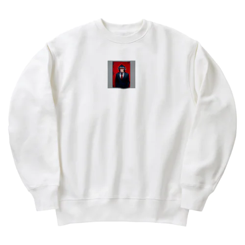 上司のような猿 Heavyweight Crew Neck Sweatshirt