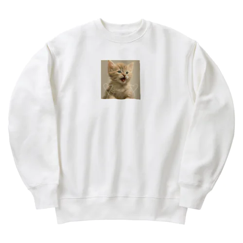 loveキャット Heavyweight Crew Neck Sweatshirt