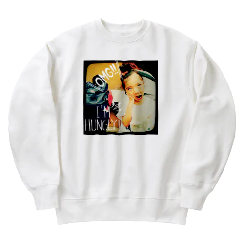 ハングリーガール Heavyweight Crew Neck Sweatshirt