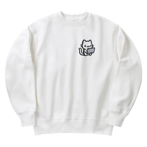 業務用端末猫 Heavyweight Crew Neck Sweatshirt