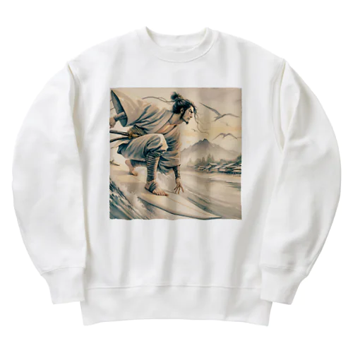 波乗侍 Heavyweight Crew Neck Sweatshirt