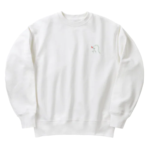 【1000人記念】がおーすたんぷ Heavyweight Crew Neck Sweatshirt