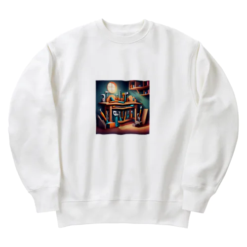 ししゃ君のオリジナルアイテム Heavyweight Crew Neck Sweatshirt