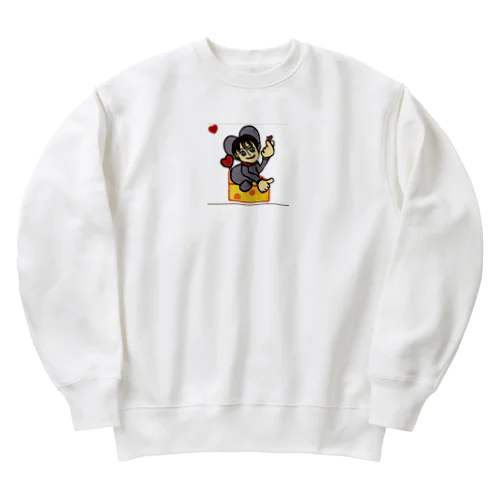 つるちゃん神推しぴか制作まさまさアバ Heavyweight Crew Neck Sweatshirt