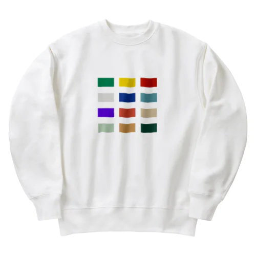 カラーパレット Heavyweight Crew Neck Sweatshirt