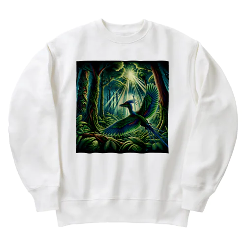 ミクロラプトル Heavyweight Crew Neck Sweatshirt