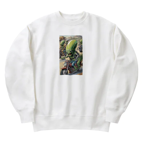 宇宙人ライダー Heavyweight Crew Neck Sweatshirt