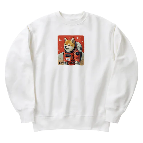 スペース柴犬探検隊 Heavyweight Crew Neck Sweatshirt