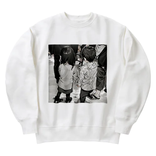 2人仲良し Heavyweight Crew Neck Sweatshirt