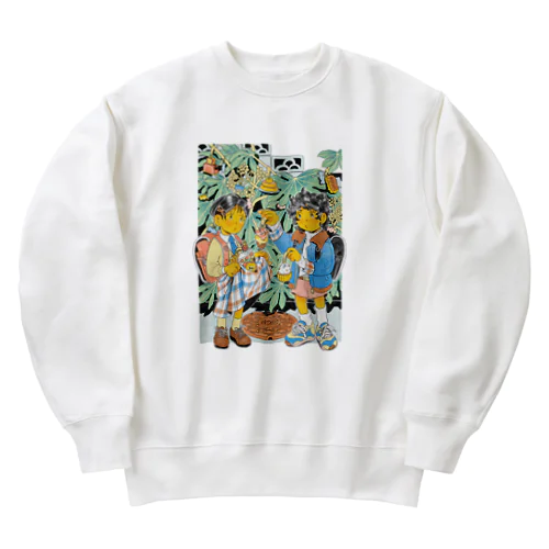 るんるん通学路 Heavyweight Crew Neck Sweatshirt