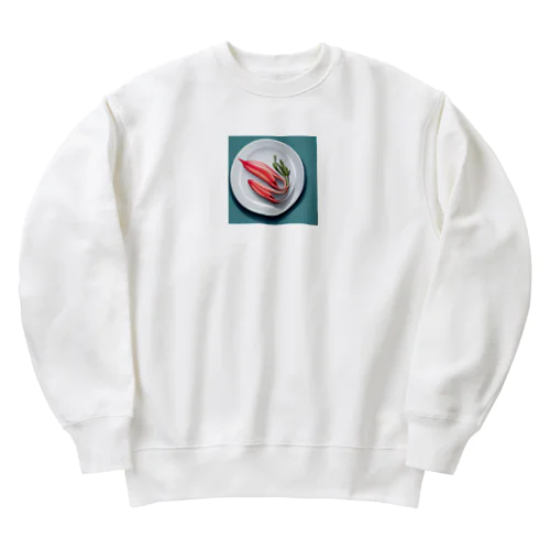 「海のデリカテッセン」 Heavyweight Crew Neck Sweatshirt