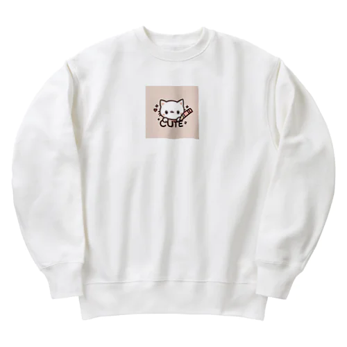 Cut 猫 Heavyweight Crew Neck Sweatshirt