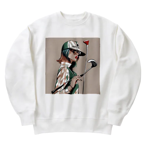 おしゃれゴルフ Heavyweight Crew Neck Sweatshirt