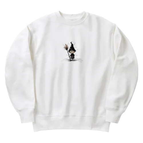 失敗しちゃった魔女ちゃん Heavyweight Crew Neck Sweatshirt