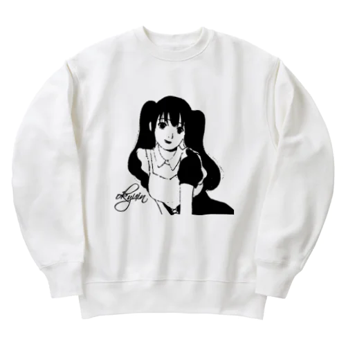 okyuin-おきゅいん-【アラサーの姫】 Heavyweight Crew Neck Sweatshirt