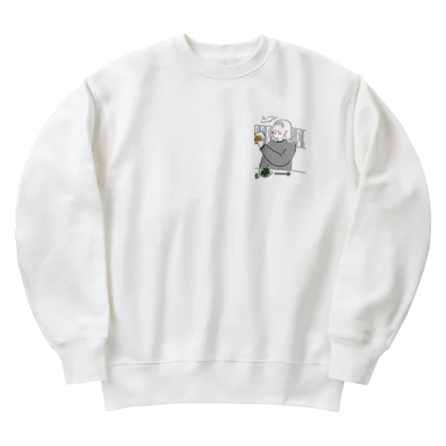 最初のひとくち Heavyweight Crew Neck Sweatshirt