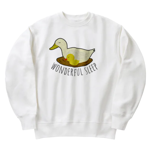 アヒルちゃんねんね Heavyweight Crew Neck Sweatshirt