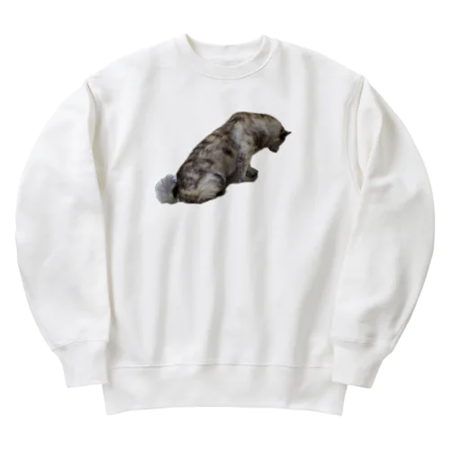 しょぼしょぼになっちゃった犬さん Heavyweight Crew Neck Sweatshirt