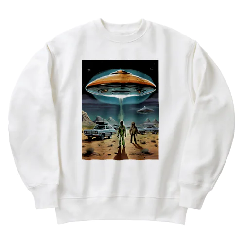 エリア51丁目 Heavyweight Crew Neck Sweatshirt