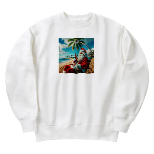 呑(どん)サンタinハワイ Heavyweight Crew Neck Sweatshirt