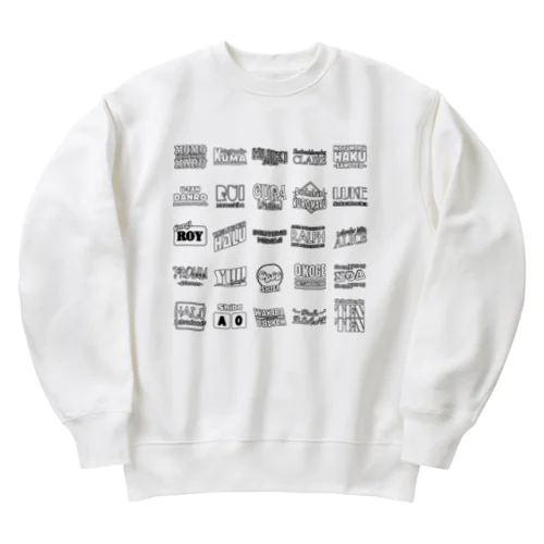 いぬとも Heavyweight Crew Neck Sweatshirt