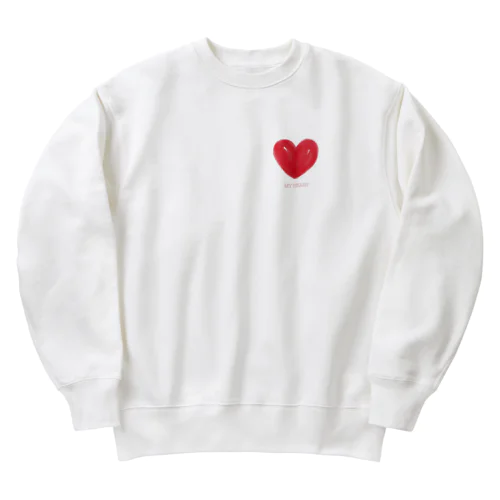 MY HEART Heavyweight Crew Neck Sweatshirt