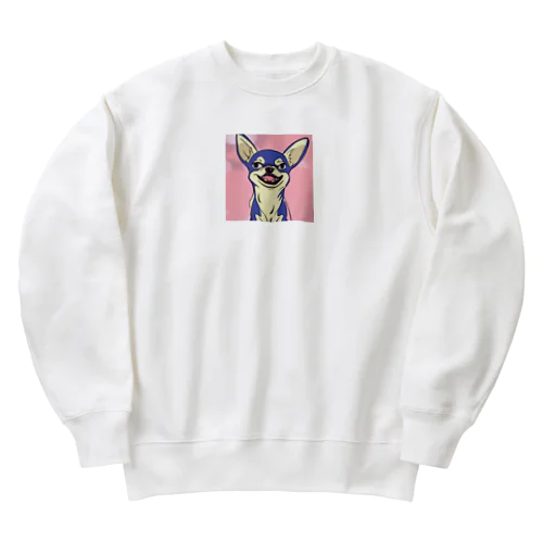 チワワ　 Heavyweight Crew Neck Sweatshirt