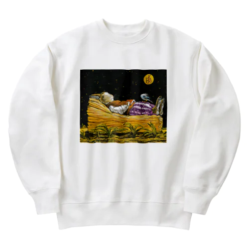 星降る夜　b Heavyweight Crew Neck Sweatshirt