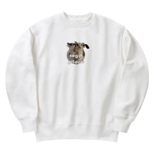 フクロモモンガのここ＆める Heavyweight Crew Neck Sweatshirt